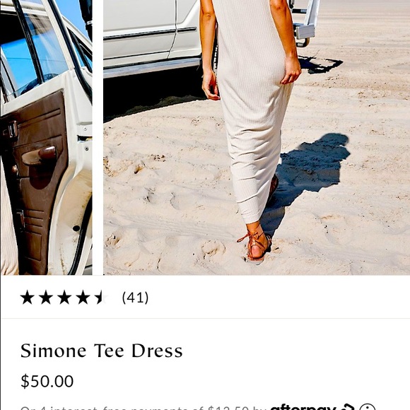 Free people simone tee dress Clearance